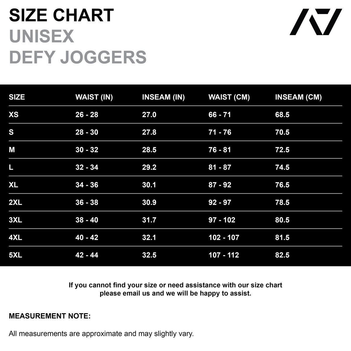Defy Joggers - Black (Unisex)