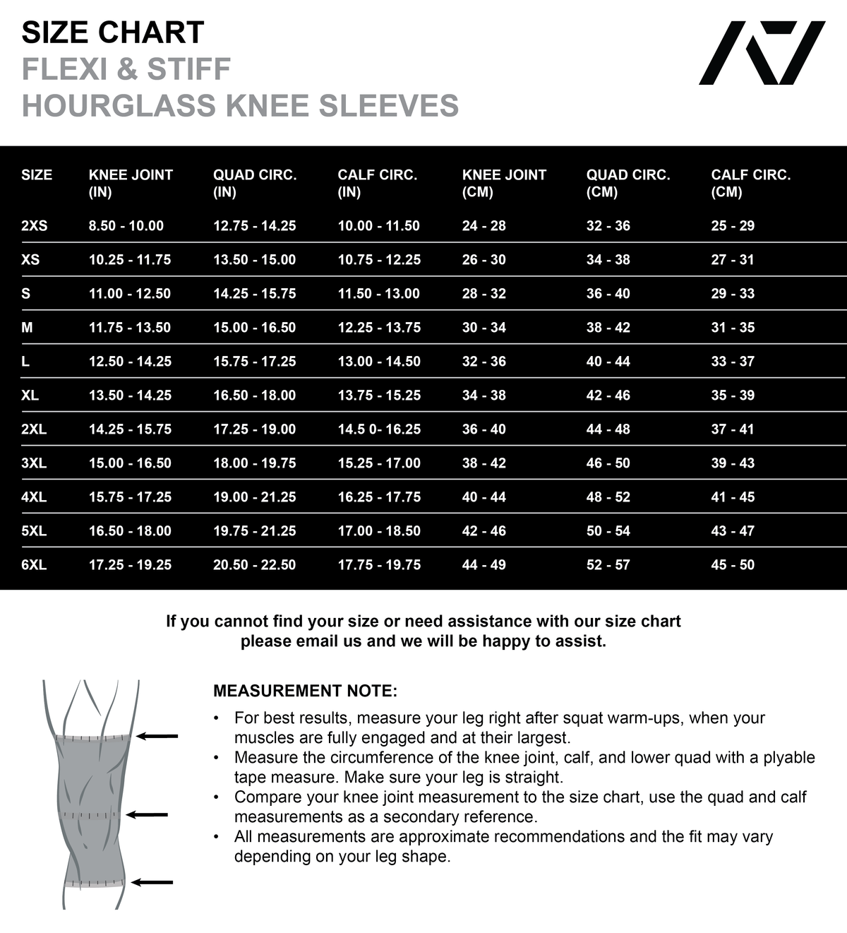 Hourglass Knee Sleeves - IPF Approved - Alien