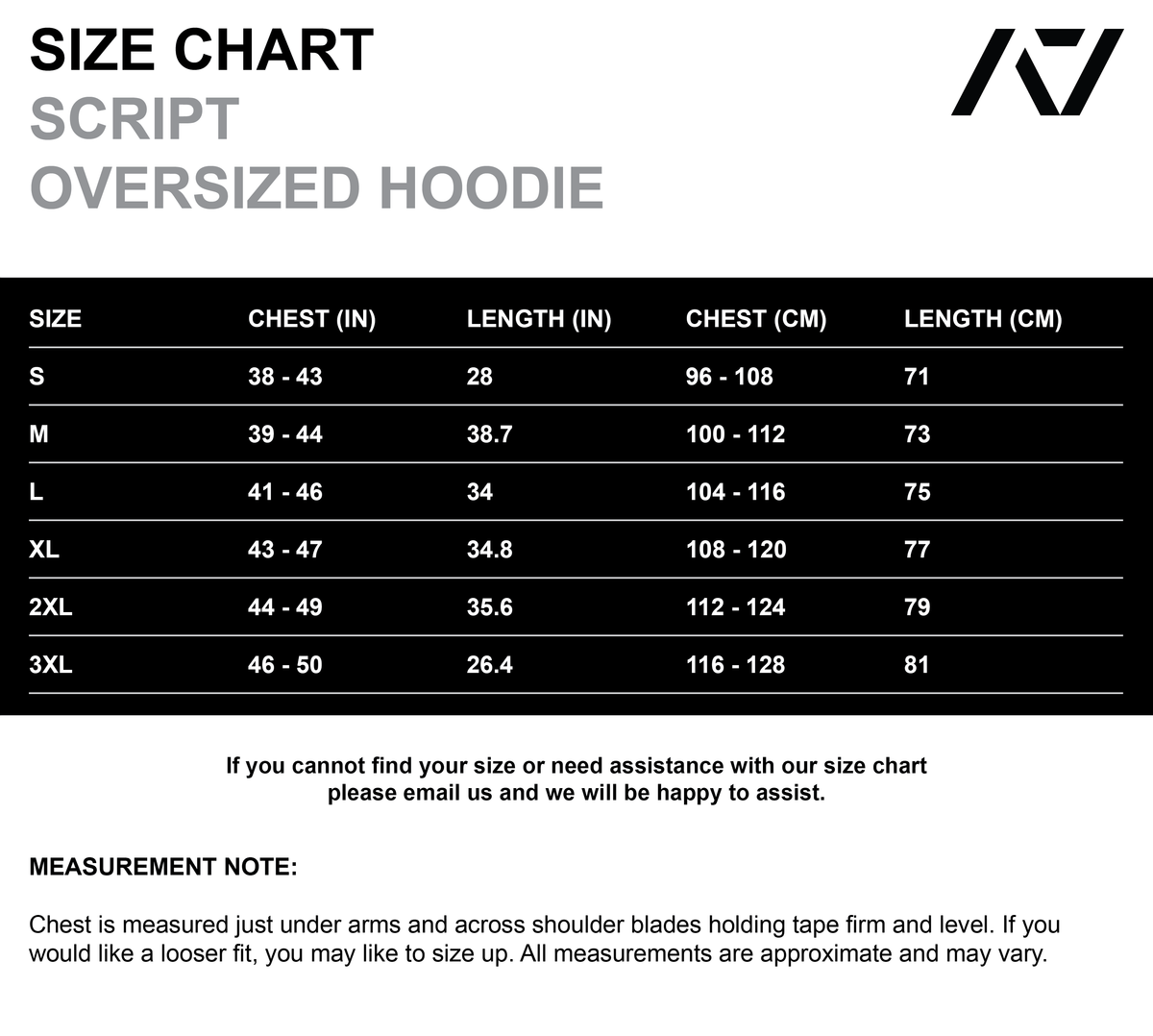 Script Oversized Non Bar Grip Hoodie - Stealth