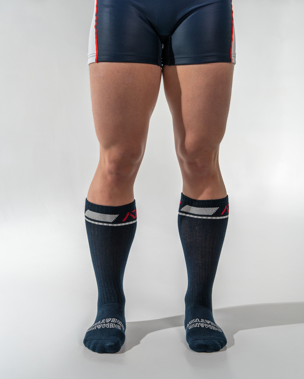 A7 RWB deadlift socks are designed specifically for pulls and keep your shins protected from scrapes. A7 deadlift socks are a perfect pair to wear in training or powerlifting competition. The A7 IPF Approved Kit includes Powerlifting Singlet, A7 Meet Shirt, A7 Zebra Wrist Wraps, A7 Deadlift Socks, Hourglass Knee Sleeves (Stiff Knee Sleeves and Rigor Mortis Knee Sleeves). All A7 Powerlifting Equipment shipping to UK, Norway, Switzerland and Iceland.