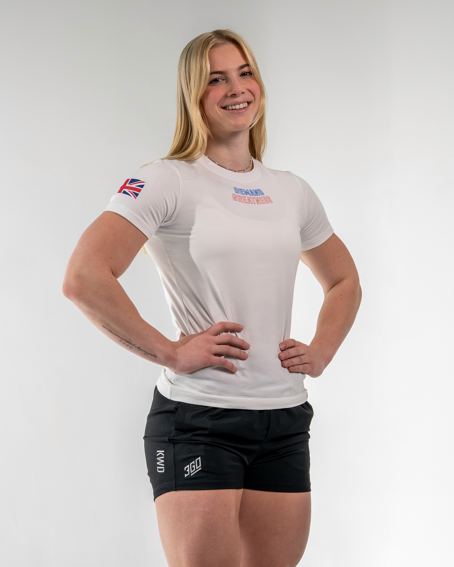 Demand Greatness True-Fit GBR is our new meet shirt design highlighting Demand Greatness with a double outline font to showcase your impact on the platform. The Shirt is IPF Approved. Shop the full A7 Powerlifting IPF Approved Equipment collection. The IPF Approved Kit includes Powerlifting Singlet, A7 Meet Shirt, A7 Zebra Wrist Wraps, A7 Deadlift Socks, Hourglass Knee Sleeves (Stiff and Rigor Mortis Knee Sleeves). All A7 Powerlifting Equipment shipping to UK, Norway, Switzerland and Iceland.